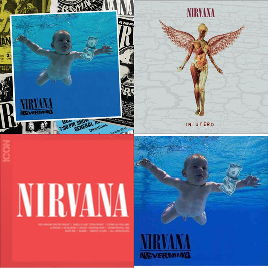 Nevermind (30Th Anniversary/Deluxe/2CD) & In Utero (30Th Anniversary) (2CD) & Icon & Nevermind