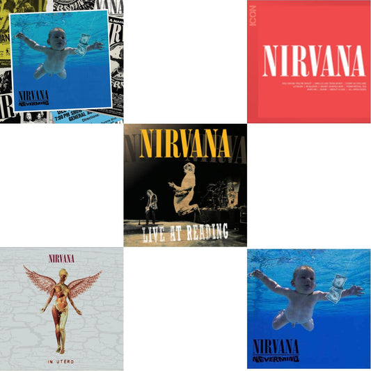 Nevermind (30Th Anniversary/Deluxe/2CD) & In Utero (30Th Anniversary) (2CD) & Live At Reading & Icon & Nevermind