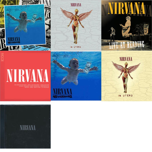 Nevermind (30Th Anniversary/Deluxe/2CD) & In Utero (30Th Anniversary) (2CD) & Live At Reading & Icon & Nevermind & In Utero & Nirvana