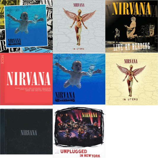Nevermind (30Th Anniversary/Deluxe/2CD) & In Utero (30Th Anniversary) (2CD) & Live At Reading & Icon & Nevermind & In Utero & Nirvana & Unplugged In N.Y.