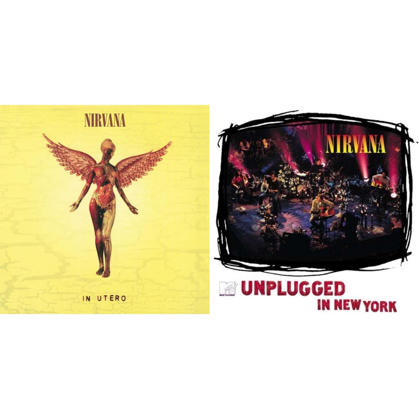 This is a 2 LP Vinyl SKU bundle.
1.This LP Vinyl is brand new.Format: LP VinylMusic Style: GrungeThis item's title is: In Utero (180G/33-1/3 RPM)Artist: NirvanaLabel: GEFFENBarcode: 720642453612Release Date: 11/18/2022
2.This LP Vinyl is brand new.