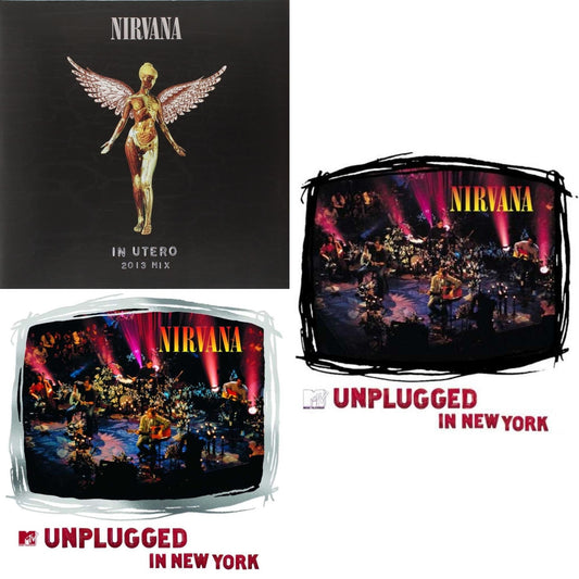 In Utero: 2013 Mix (2LP) & Mtv Unplugged In New York (2 LP) & Unplugged In N.Y.