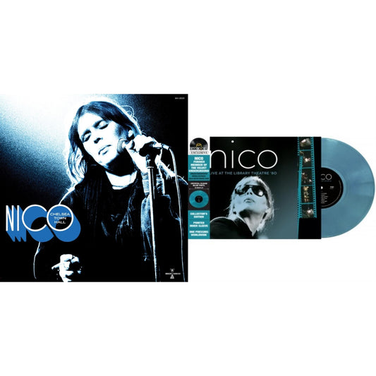 Chelsea Town Hall (Blue Vinyl/2LP) & Live At The Library Theatre '80 (Deluxe/Crystal Clear Light Blue LP Vinyl)