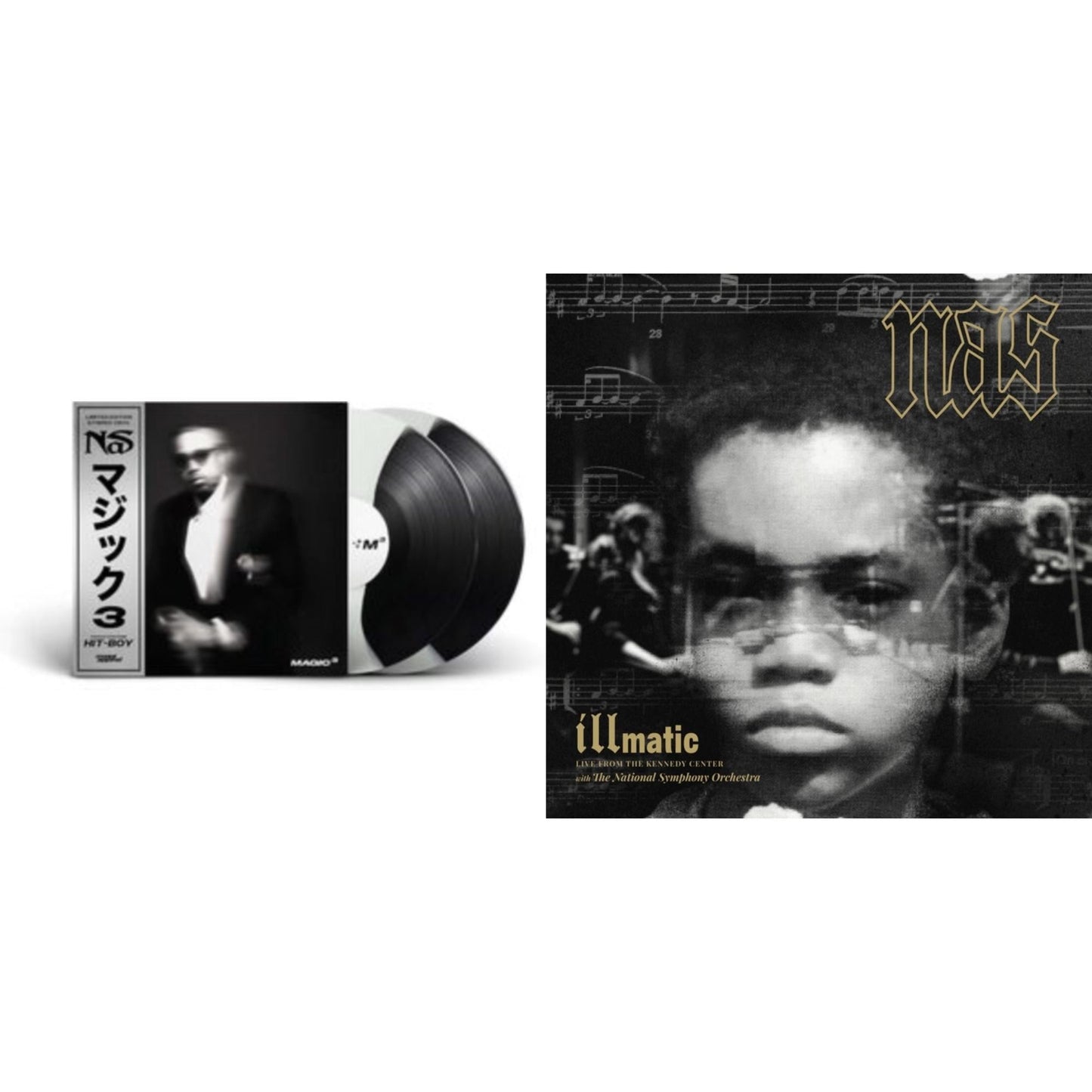 Magic 3 (2LP/Coloured Vinyl) & Illmatic: Live From The Kennedy Center (Limited 2LP/180G/Poster/Dl Card)
