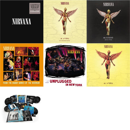 Nevermind (30Th Anniversary/Super Deluxe/8LP/7Inch) & In Utero & In Utero: 2013 Mix (2LP) & Nirvana (150G/Dl Code) & In Utero (180G/33-1/3 RPM) & Unplugged In N.Y. & From The Muddy Banks Of The Wishkah