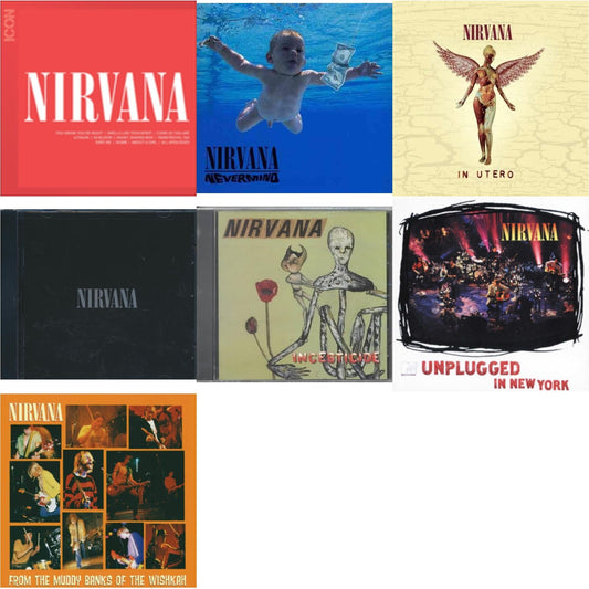 Icon & Nevermind & In Utero & Nirvana & Incesticide & Unplugged In N.Y. & From Muddy Banks Of Wishkah