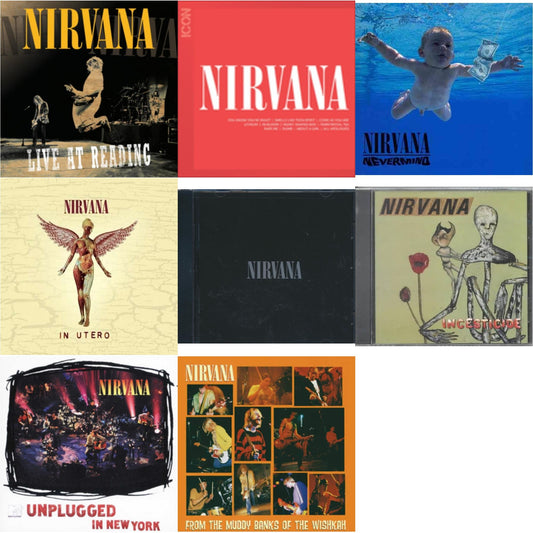 Live At Reading & Icon & Nevermind & In Utero & Nirvana & Incesticide & Unplugged In N.Y. & From Muddy Banks Of Wishkah