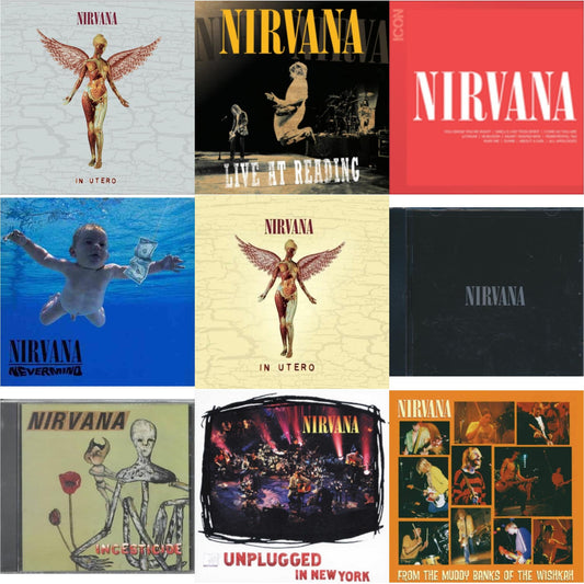 In Utero (30Th Anniversary) (2CD) & Live At Reading & Icon & Nevermind & In Utero & Nirvana & Incesticide & Unplugged In N.Y. & From Muddy Banks Of Wishkah