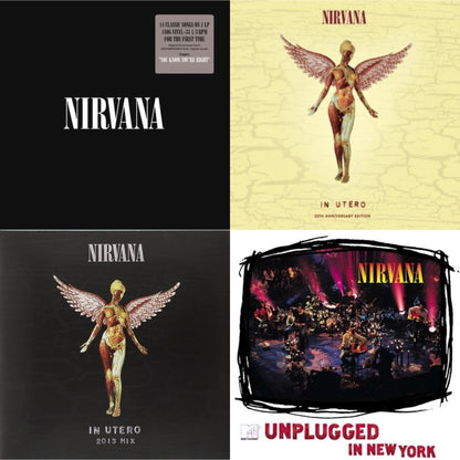 In Utero & In Utero: 2013 Mix (2LP) & Nirvana (150G/Dl Code) & Unplugged In N.Y.