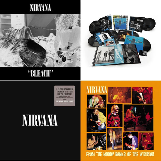 Bleach & Nevermind (30Th Anniversary/Super Deluxe/8LP/7Inch) & Nirvana (150G/Dl Code) & From The Muddy Banks Of The Wishkah