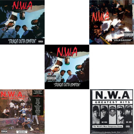 Straight Outta Compton & N.W.A. & The Posse (180G) & Straight Outta Compton & Niggaz4life (X) & N.W.A. Greatest Hits