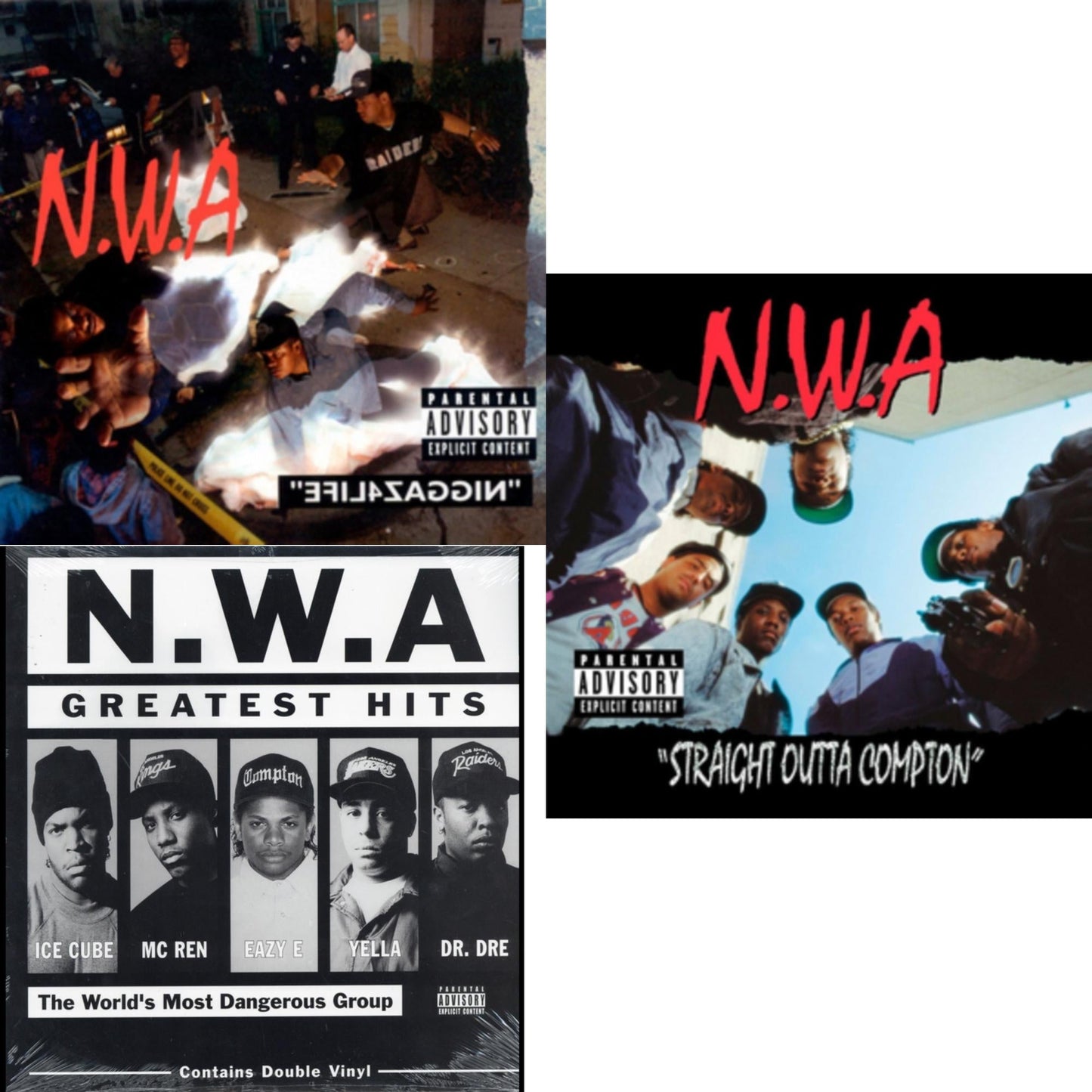 Straight Outta Compton & Niggaz4life (X) & N.W.A. Greatest Hits