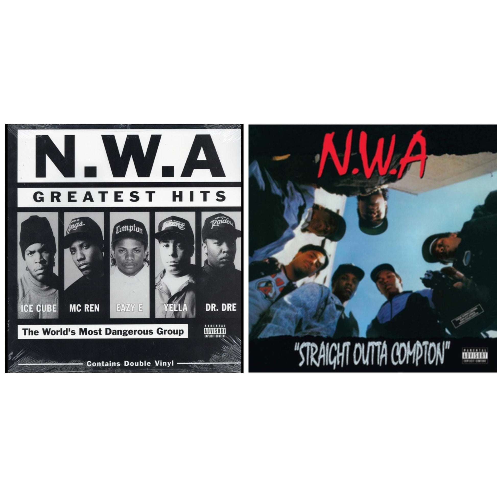 This is a 2 LP Vinyl SKU bundle.
1.This LP Vinyl is brand new.Format: LP VinylMusic Style: GangstaThis item's title is: N.W.A. Greatest HitsArtist: N.W.A.Barcode: 724354093210Release Date: 1/7/2003
2.This LP Vinyl is brand new.