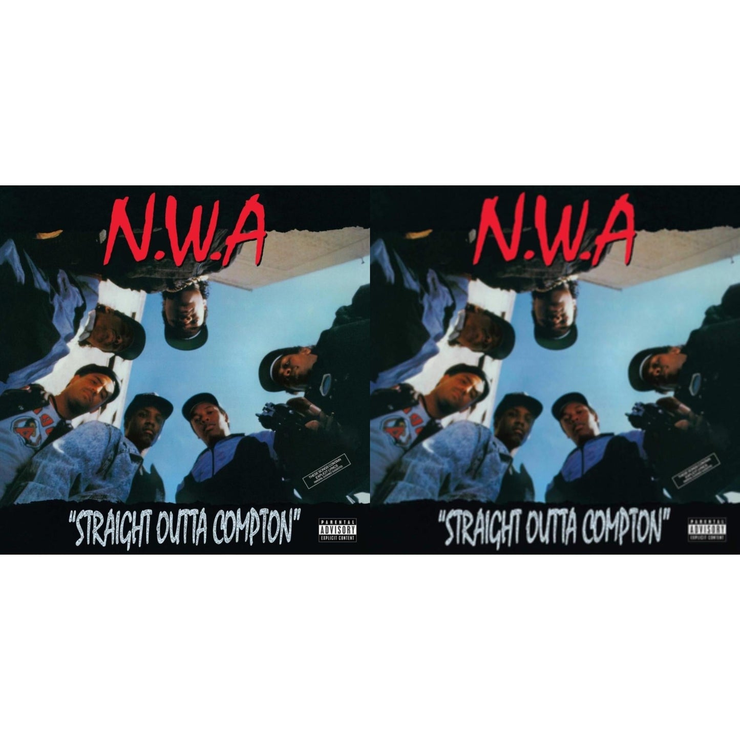 This is a 2 LP Vinyl SKU bundle.
1.This LP Vinyl is brand new.Format: LP VinylMusic Style: GangstaThis item's title is: Straight Outta Compton (Red LP Vinyl)Artist: N.W.A.Label: Priority RecordsBarcode: 602577628993Release Date: 10/11/2019
2.This LP Vinyl is brand new.