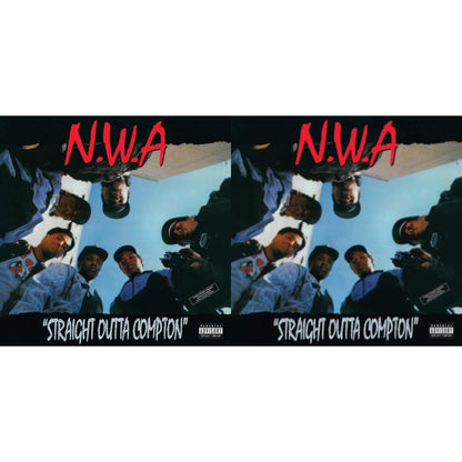 This is a 2 LP Vinyl SKU bundle.
1.This LP Vinyl is brand new.Format: LP VinylMusic Style: GangstaThis item's title is: Straight Outta Compton (Red LP Vinyl)Artist: N.W.A.Label: Priority RecordsBarcode: 602577628993Release Date: 10/11/2019
2.This LP Vinyl is brand new.