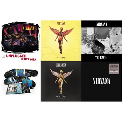 Bleach & Nevermind (30Th Anniversary/Super Deluxe/8LP/7Inch) & In Utero: 2013 Mix (2LP) & Nirvana (150G/Dl Code) & In Utero (180G/33-1/3 RPM) & Unplugged In N.Y.