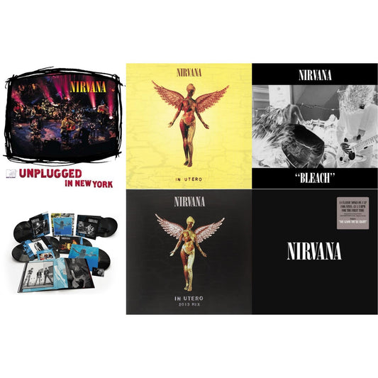 Bleach & Nevermind (30Th Anniversary/Super Deluxe/8LP/7Inch) & In Utero: 2013 Mix (2LP) & Nirvana (150G/Dl Code) & In Utero (180G/33-1/3 RPM) & Unplugged In N.Y.