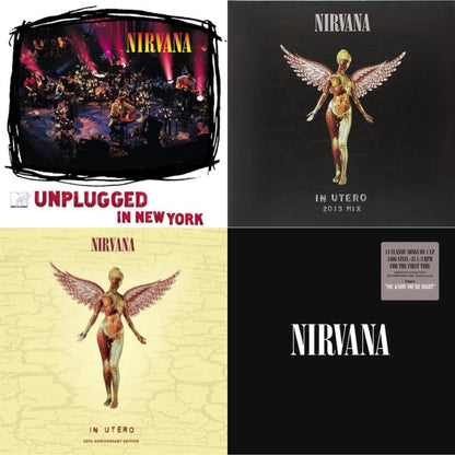 Nirvana - In Utero & In Utero: 2013 Mix (2LP) & Nirvana (150G/Dl Code) & Unplugged In N.Y.