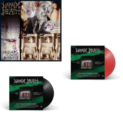 This is a 3 LP Vinyl SKU bundle.
1.This LP Vinyl is brand new.Format: LP VinylMusic Style: GrindcoreThis item's title is: Enemy Of The Music Business (Red LP Vinyl)Artist: Napalm DeathLabel: SECRET RECORDSBarcode: 5036436135523Release Date: 3/4/2022
2.This LP Vinyl is brand new.