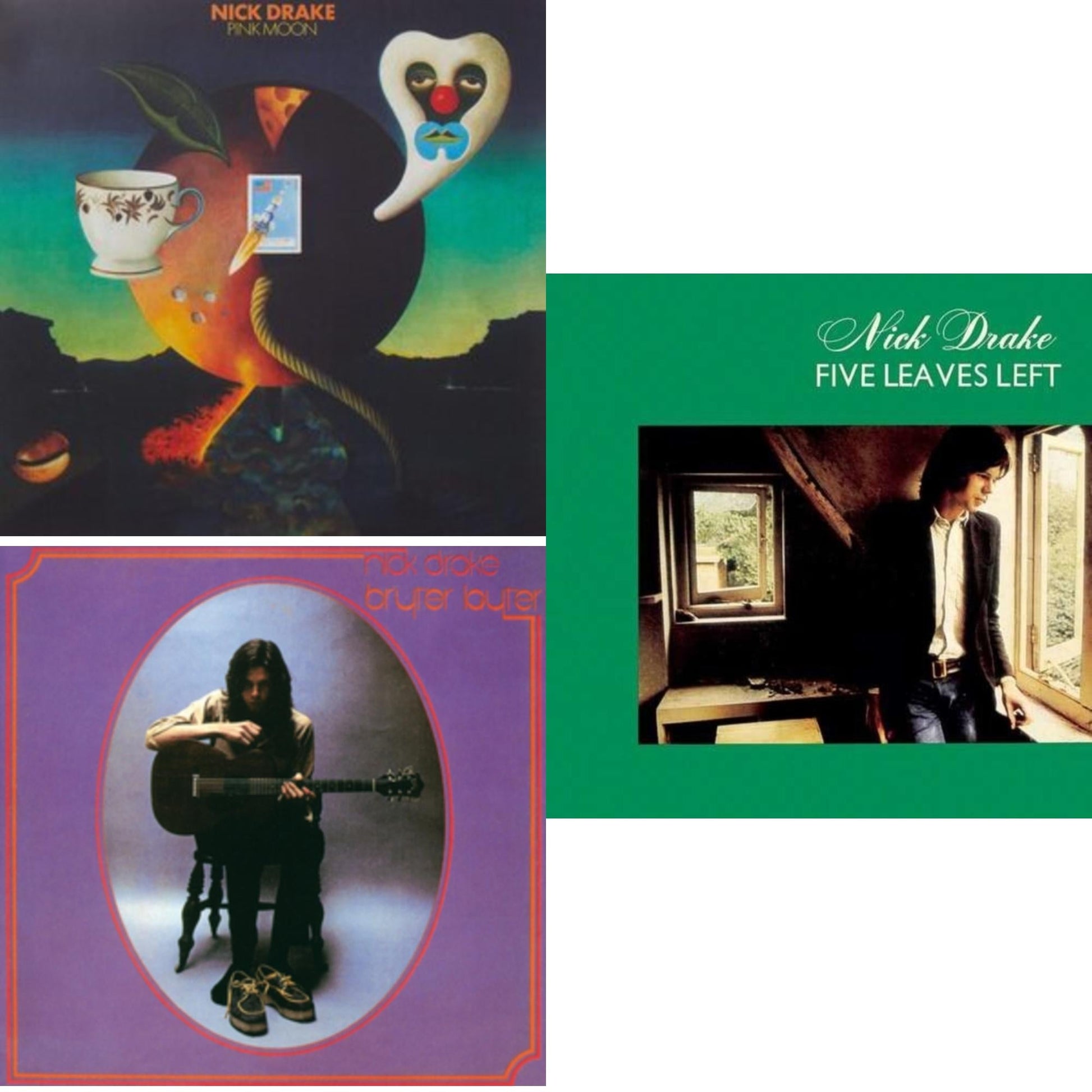 This is a 3 LP Vinyl SKU bundle.
1.This LP Vinyl is brand new.Format: LP VinylMusic Style: Folk RockThis item's title is: Pink MoonArtist: Nick DrakeLabel: UMeBarcode: 602517456976Release Date: 2/26/2013
2.This LP Vinyl is brand new.