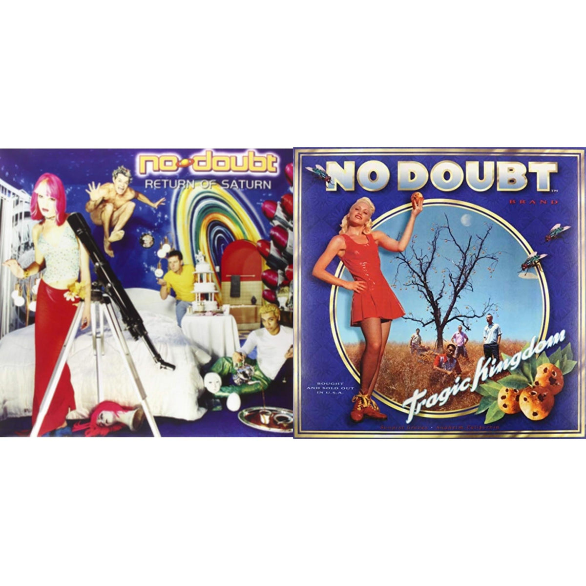 No Doubt - Tragic Kingdom & Return Of Saturn - LP Vinyl Bundle