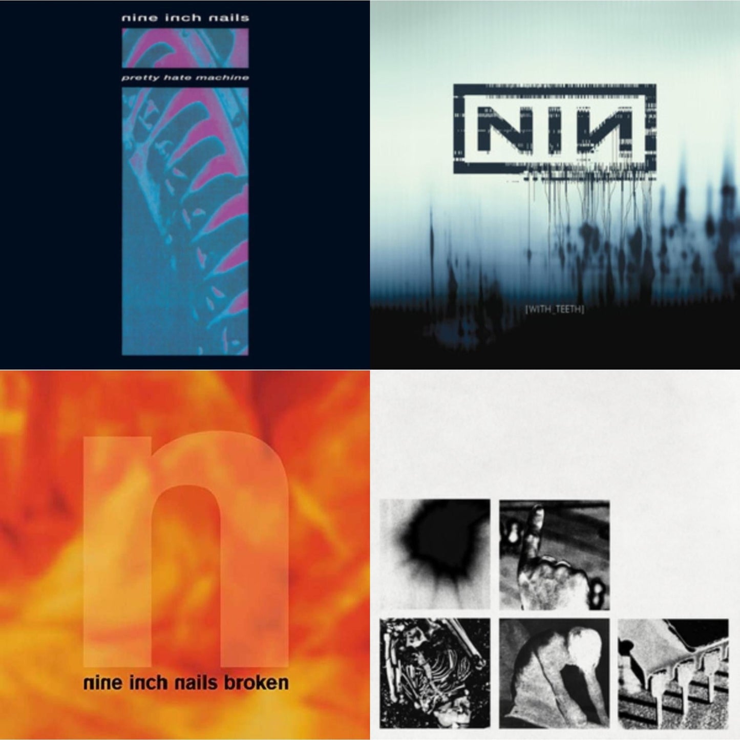 Pretty Hate Machine & With Teeth (2LP) & Broken (180G/LP/7Inch) & Bad Witch (LP)