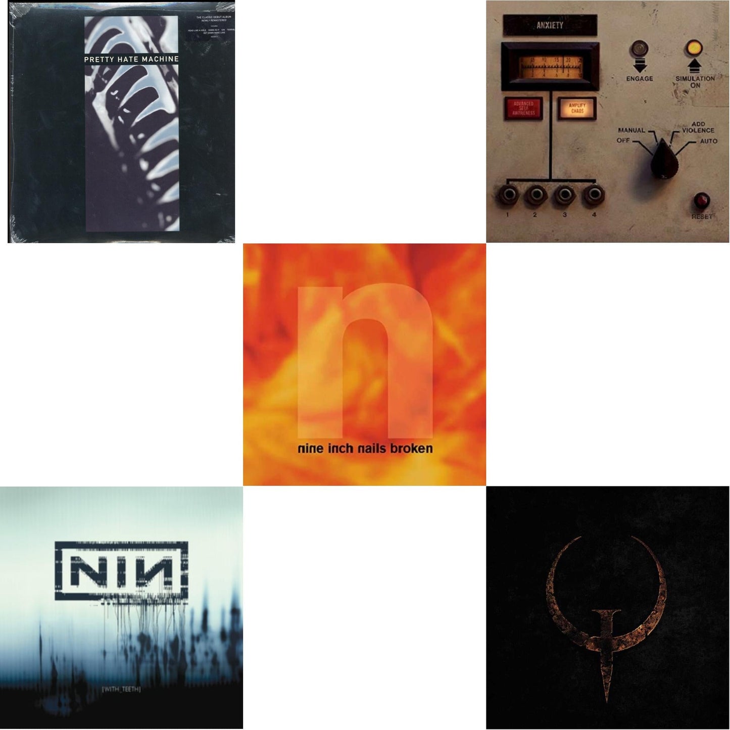 Pretty Hate Machine: 2010 Remaster & With Teeth (2LP) & Broken (180G/LP/7Inch) & Add Violence Ep & Quake (2LP)