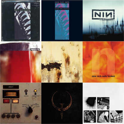 Pretty Hate Machine: 2010 Remaster & Pretty Hate Machine & With Teeth (2LP) & Fragile (3LP/180G/2016 Remaster) & Downward Spiral (2LP/180G/2016 Remaster) & Broken (180G/LP/7Inch) & Add Violence Ep & Quake (2LP) & Bad Witch (LP)