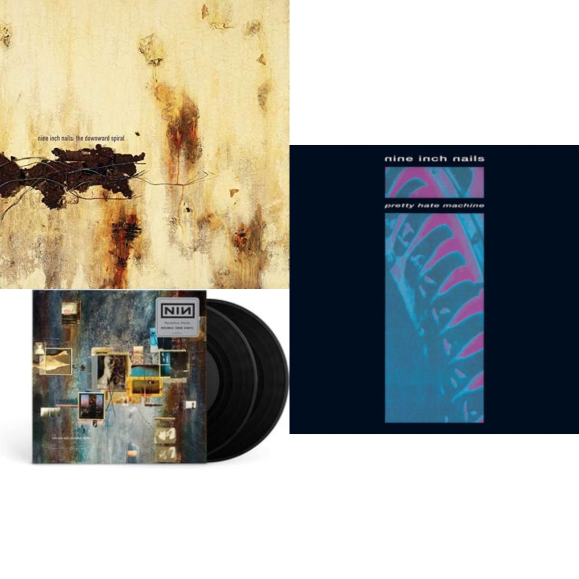 This is a 3 LP Vinyl SKU bundle.
1.This LP Vinyl is brand new.Format: LP VinylMusic Style: Industrial MetalThis item's title is: Downward Spiral (2LP/180G/2016 Remaster)Artist: Nine Inch NailsLabel: Nothing RecordsBarcode: 602557142785Release Date: 11/17/2017
2.