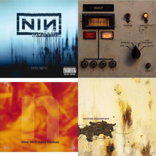 With Teeth & Add Violence Ep & Broken & Downward Spiral