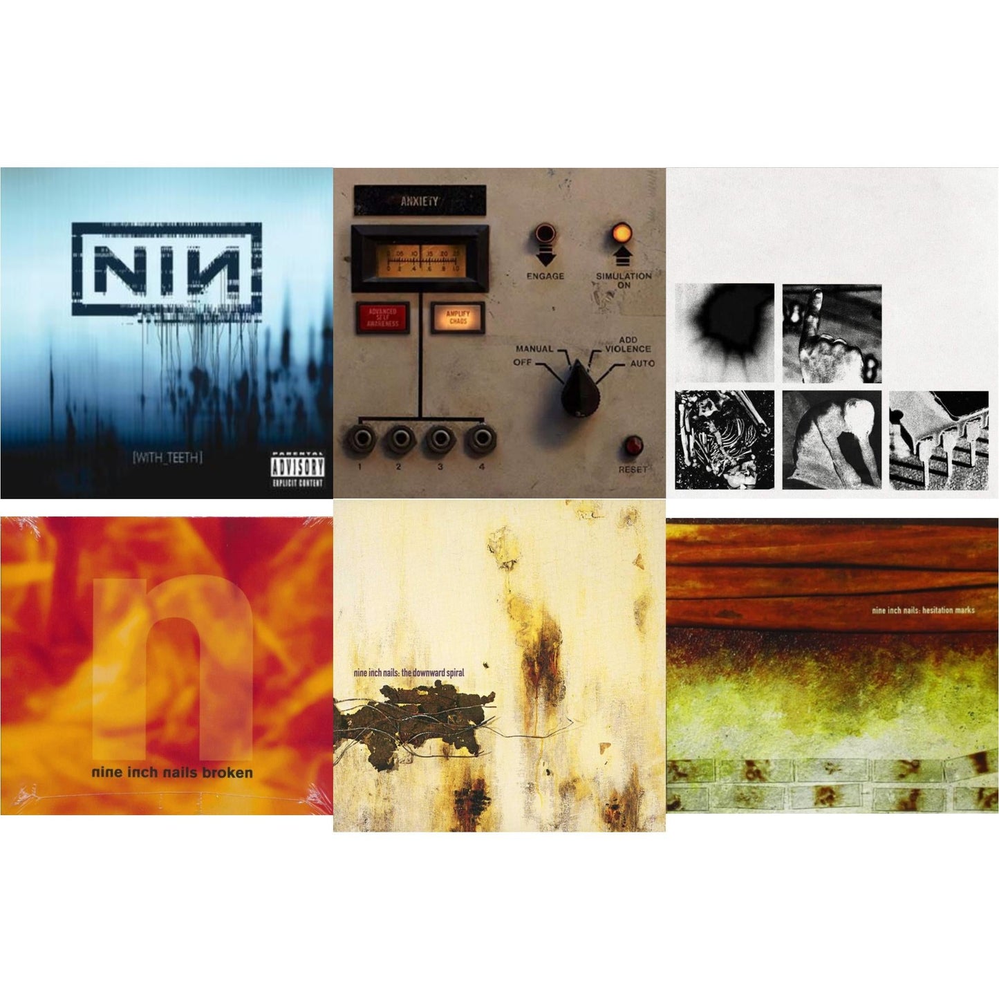 With Teeth & Add Violence Ep & Bad Witch & Broken & Downward Spiral & Hesitation Marks