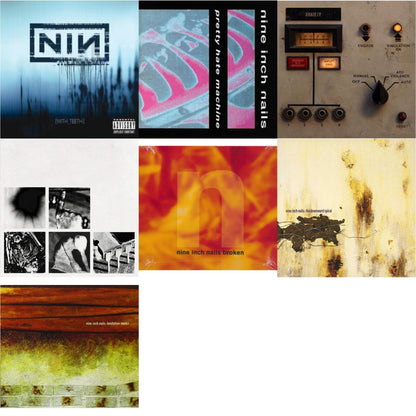 Nine Inch Nails - With Teeth & Pretty Hate Machine & Add Violence Ep & Bad Witch & Broken & Downward Spiral & Hesitation Marks - CD Bundle