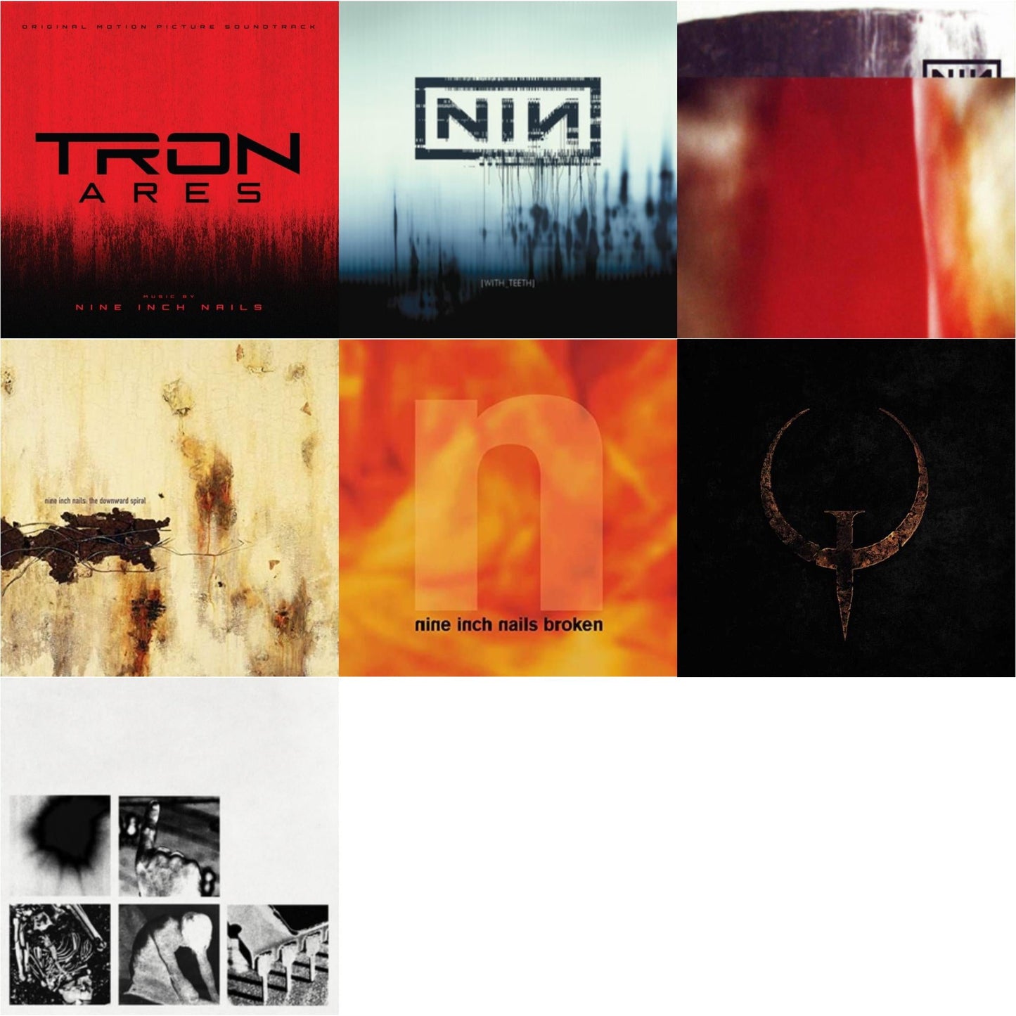 Tron: Ares (Ost) (180G/2LP) & With Teeth (2LP) & Fragile (3LP/180G/2016 Remaster) & Downward Spiral (2LP/180G/2016 Remaster) & Broken (180G/LP/7Inch) & Quake (2LP) & Bad Witch (LP)
