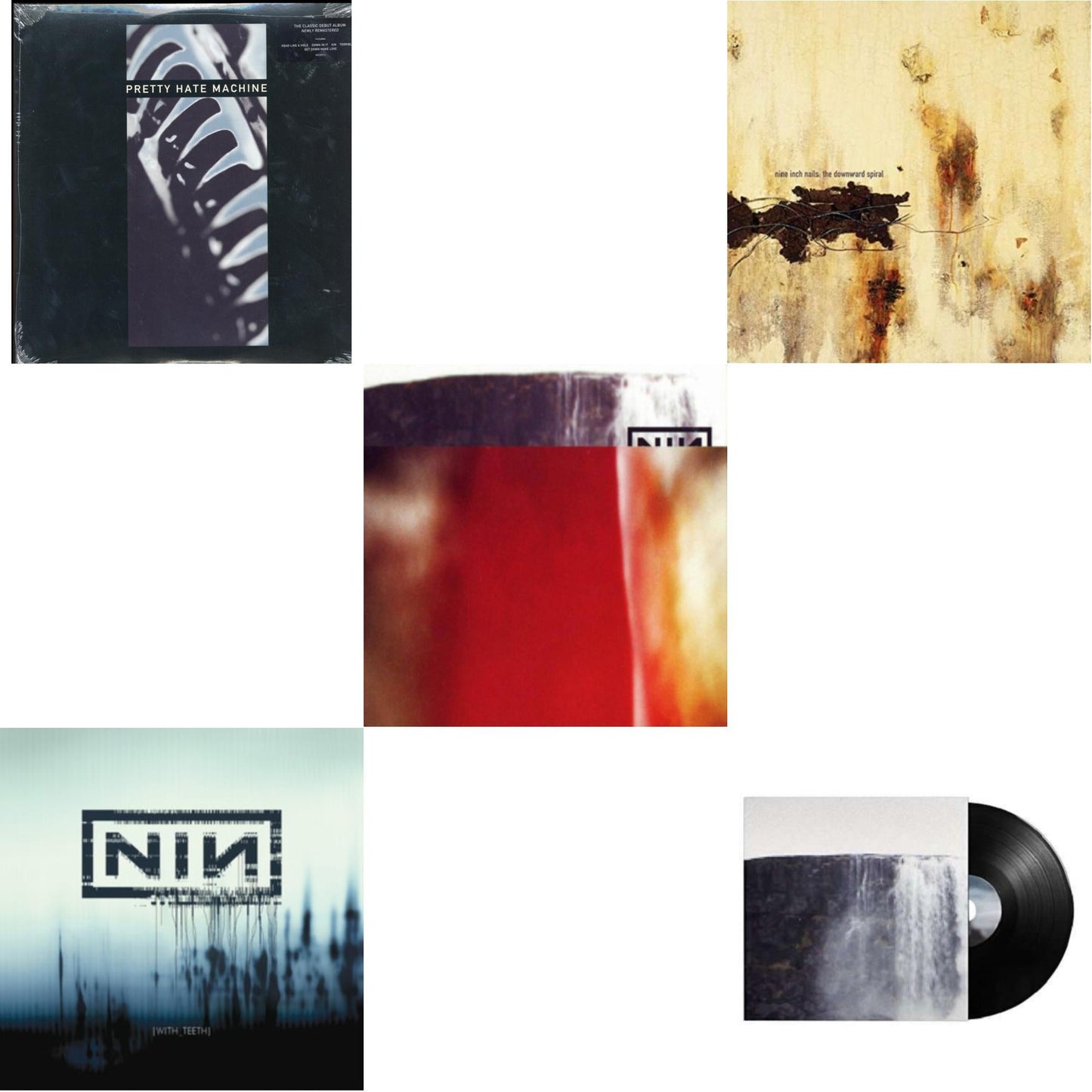 Pretty Hate Machine: 2010 Remaster & With Teeth (2LP) & Fragile (3LP/180G/2016 Remaster) & Downward Spiral (2LP/180G/2016 Remaster) & Fragile: Deviations 1 (Limited Edition 4LP)