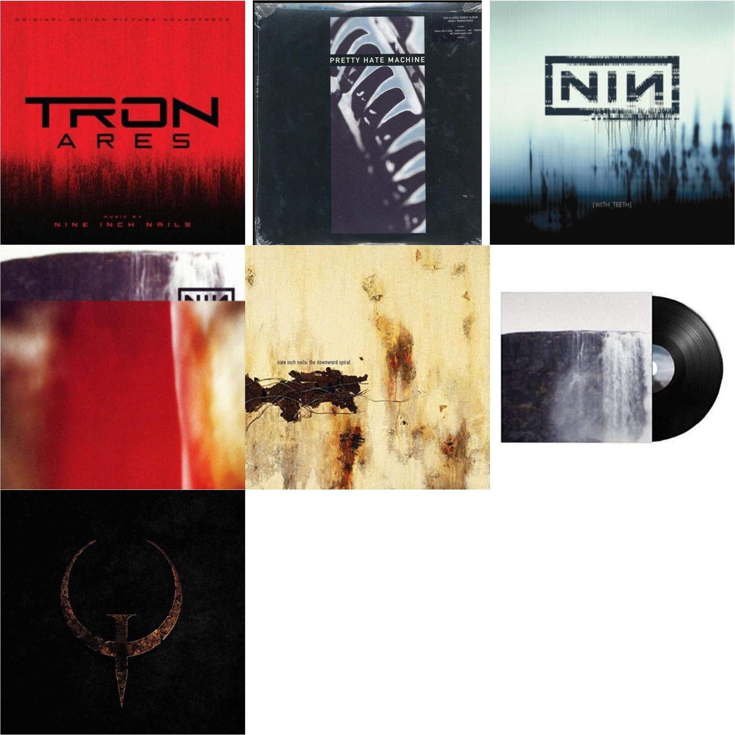 Tron: Ares (Ost) (180G/2LP) & Pretty Hate Machine: 2010 Remaster & With Teeth (2LP) & Fragile (3LP/180G/2016 Remaster) & Downward Spiral (2LP/180G/2016 Remaster) & Fragile: Deviations 1 (Limited Edition 4LP) & Quake (2LP)