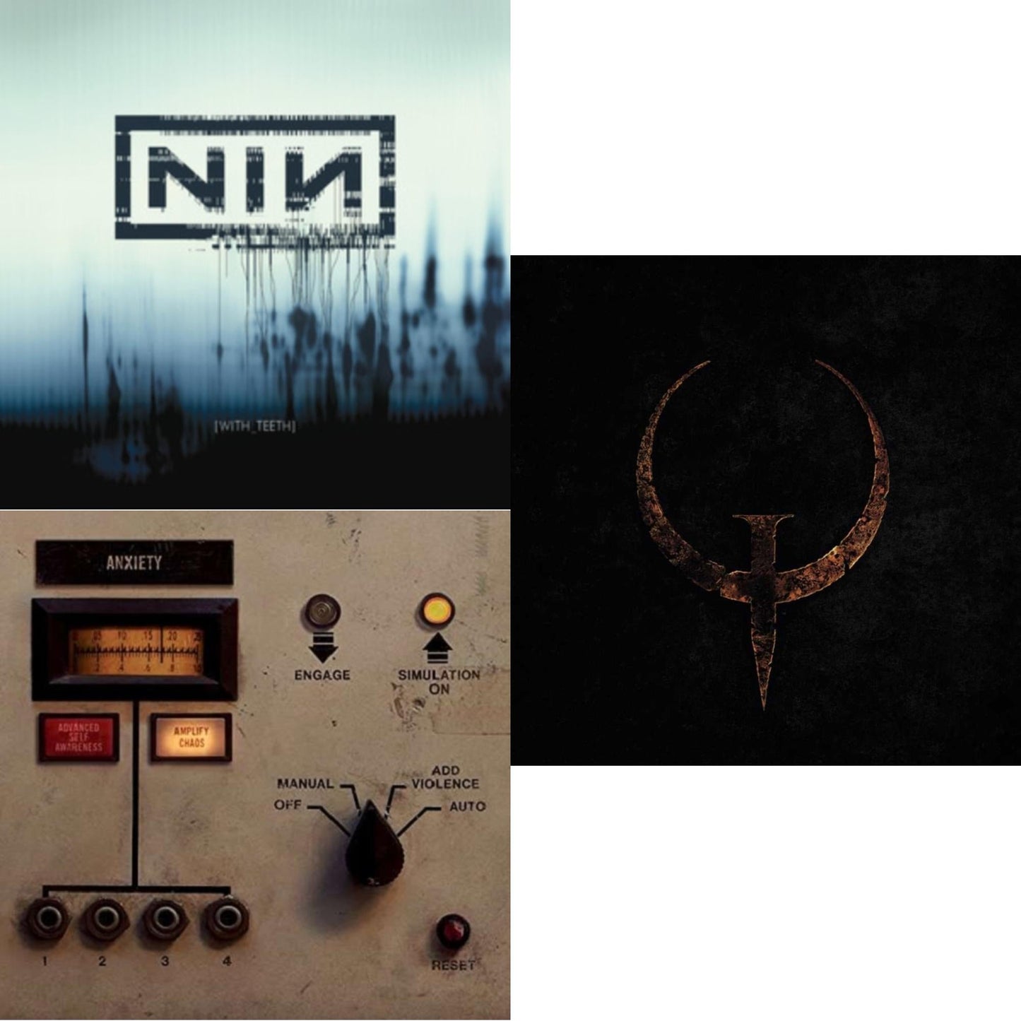 With Teeth (2LP) & Add Violence Ep & Quake (2LP)
