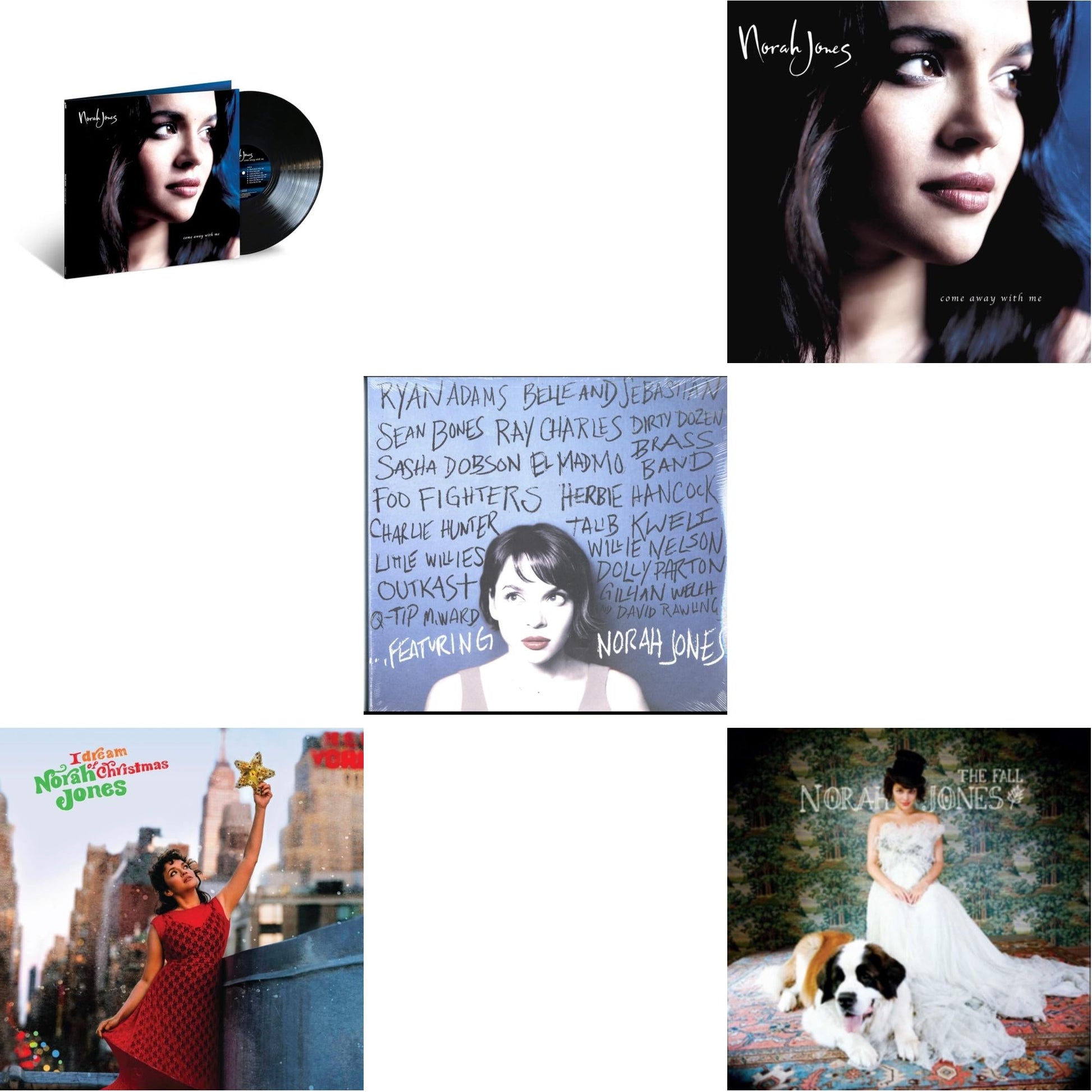 This is a 5 LP Vinyl SKU bundle.
1.This LP Vinyl is brand new.Format: LP VinylMusic Style: VocalThis item's title is: Come Away With Me (20Th Anniversary)Artist: Norah JonesLabel: BLUE NOTEBarcode: 602438842346Release Date: 4/29/2022
2.This LP Vinyl is brand new.