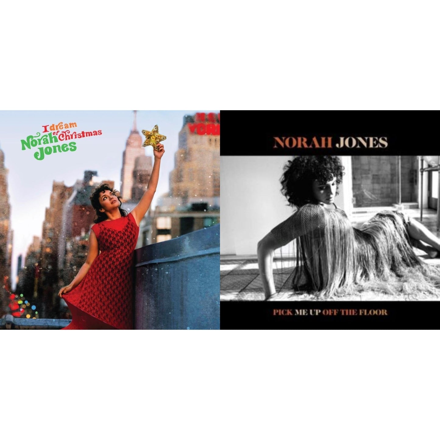 I Dream Of Christmas & Pick Me Up Off The Floor (Half Black/Half White LP Vinyl)