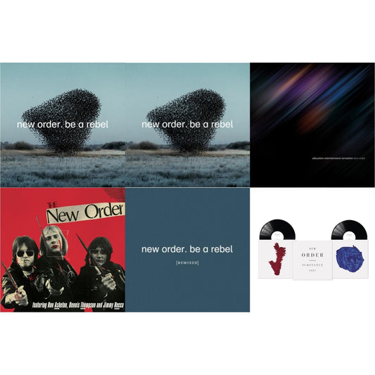This is a 6 LP Vinyl SKU bundle.
1.This LP Vinyl is brand new.Format: LP VinylMusic Style: Synth-popThis item's title is: Be A RebelArtist: New OrderLabel: MUTEBarcode: 724596101735Release Date: 3/19/2021
2.This LP Vinyl is brand new.