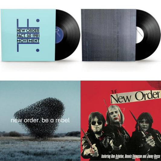 Movement (2019 Remaster) & Brotherhood (2024 Remaster) & Be A Rebel Ep & New Order (Marble LP Vinyl)