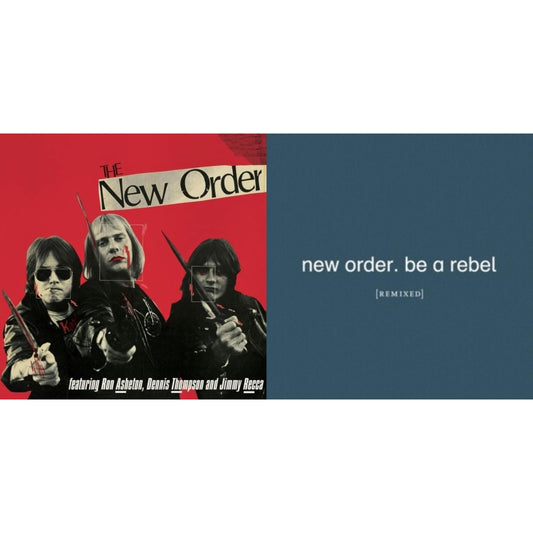 Be A Rebel Remixed (Limited Edition/Clear LP Vinyl) & New Order (Marble LP Vinyl)