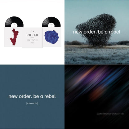 Education Entertainment Recreation (Live) & Substance (2023 Reissue) (2LP) & Be A Rebel Ep & Be A Rebel Remixed (Limited Edition/Clear LP Vinyl)