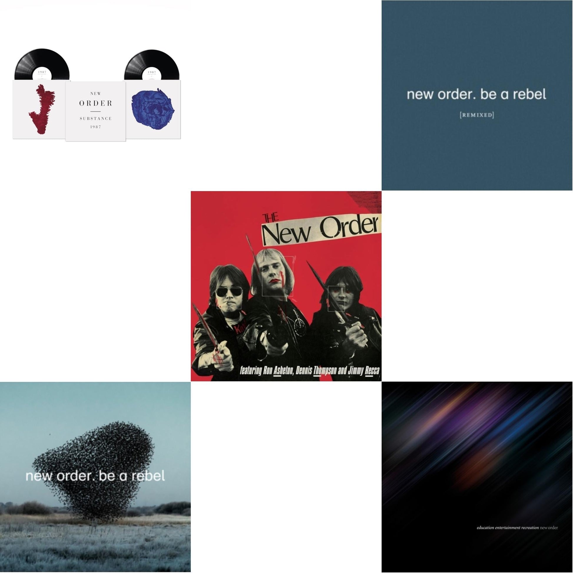 This is a 5 LP Vinyl SKU bundle.
1.This LP Vinyl is brand new.Format: LP VinylMusic Style: Indie RockThis item's title is: Education Entertainment Recreation (Live)Artist: New OrderLabel: RHINO/WARNER BROS.Barcode: 190295211646Release Date: 5/7/2021
2.This LP Vinyl is brand new.