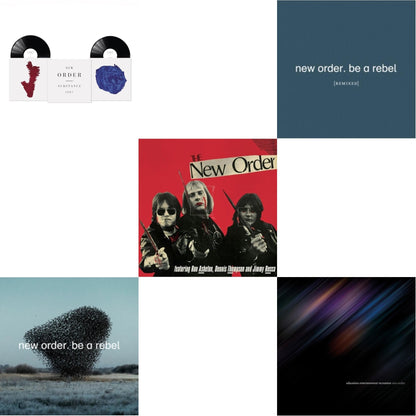 Education Entertainment Recreation (Live) & Substance (2023 Reissue) (2LP) & Be A Rebel Ep & Be A Rebel Remixed (Limited Edition/Clear LP Vinyl) & New Order (Marble LP Vinyl)