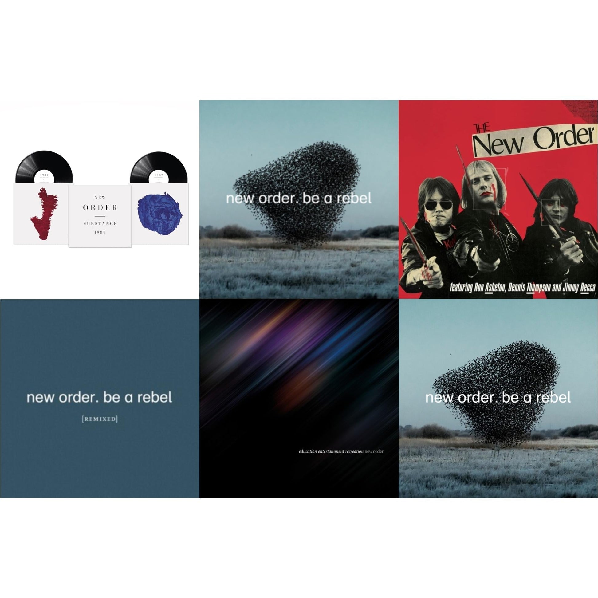 This is a 6 LP Vinyl SKU bundle.
1.This LP Vinyl is brand new.Format: LP VinylMusic Style: Indie RockThis item's title is: Education Entertainment Recreation (Live)Artist: New OrderLabel: RHINO/WARNER BROS.Barcode: 190295211646Release Date: 5/7/2021
2.This LP Vinyl is brand new.