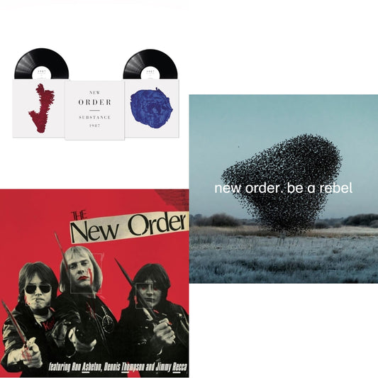 Substance (2023 Reissue) (2LP) & Be A Rebel & New Order (Marble LP Vinyl)