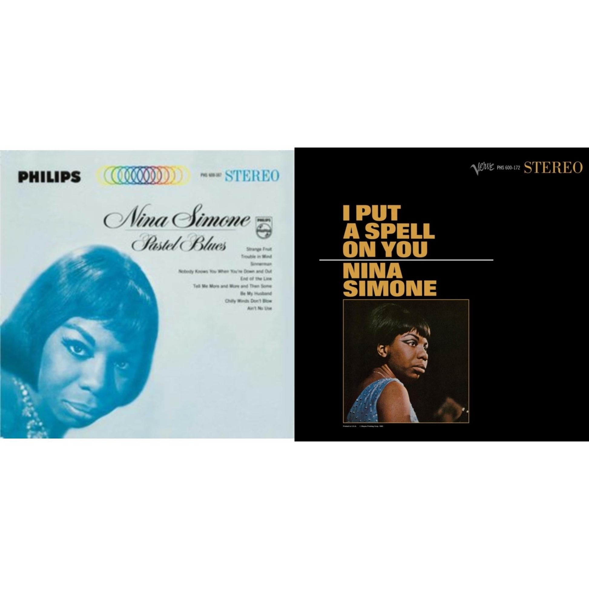 This is a 2 LP Vinyl SKU bundle.
1.This LP Vinyl is brand new.Format: LP VinylMusic Style: Soul-JazzThis item's title is: Pastel BluesArtist: Nina SimoneLabel: VERVEBarcode: 600753605714Release Date: 9/30/2016
2.This LP Vinyl is brand new.