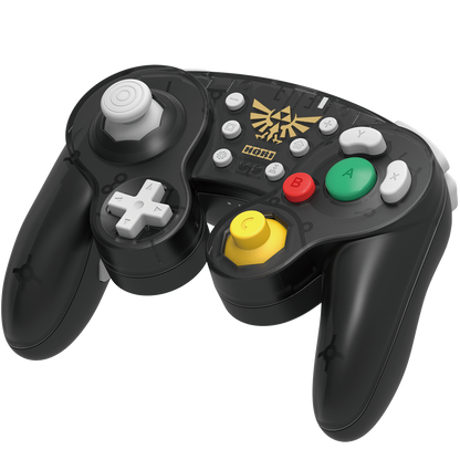 This is brand new.New challenger approaching! HORI is bringing it back to the old school with the Nintendo Switch battle pad. GameCube-style contours with traditional c-stick will feel at home in the hands of any smash Bros vet, but the battle pad's extra features set it apart from the Pack.