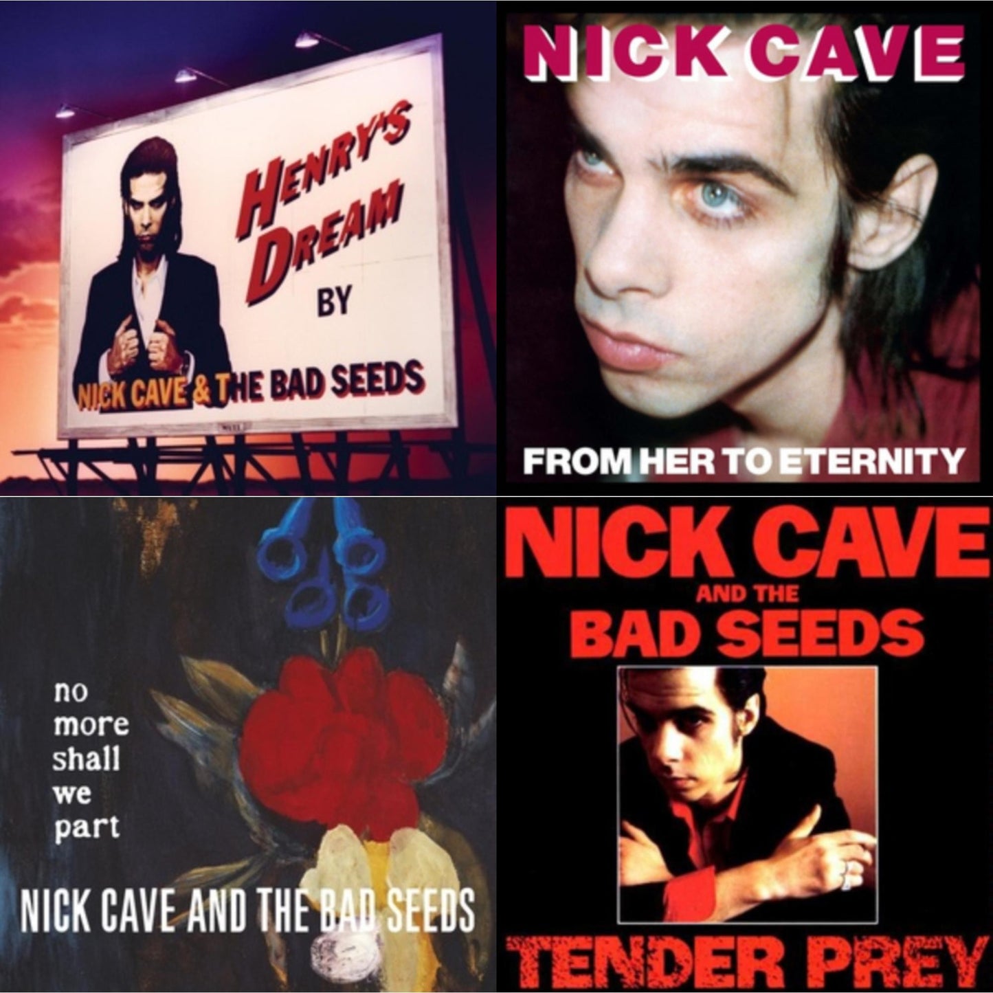 From Her To Eternity & Tender Prey & Henry's Dream & No More Shall We Part (2LP)
