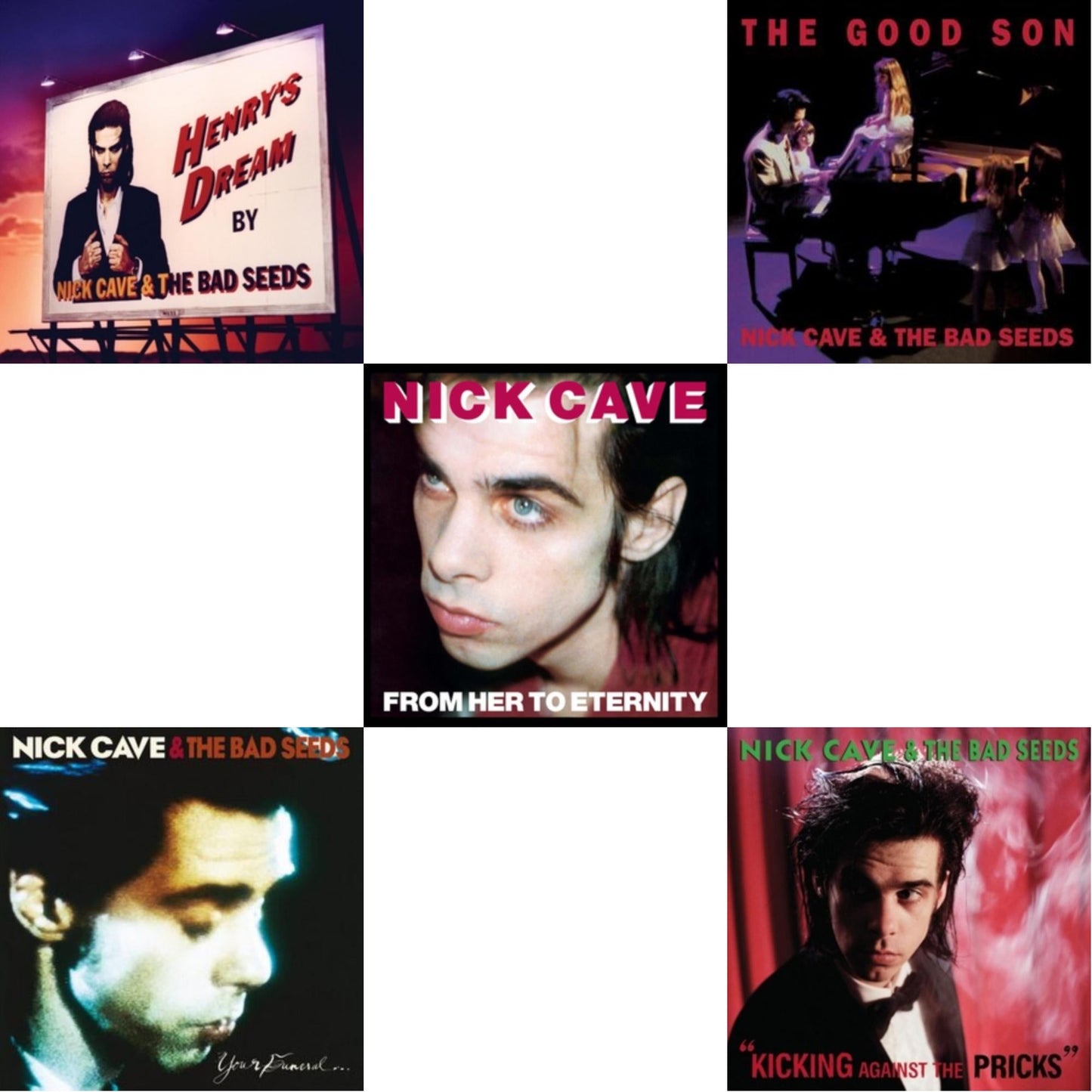 From Her To Eternity & Kicking Against The Pricks & Your Funeral...My Trial (2LP) & Good Son & Henry's Dream